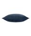 Yard Heavy Chenille Reversible Throw Pillow Cover (Navy) (50cm x 50cm) - UTRV3210