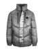 Doudoune Matelassée Motif Logo Homme Gris Plein Sport-1