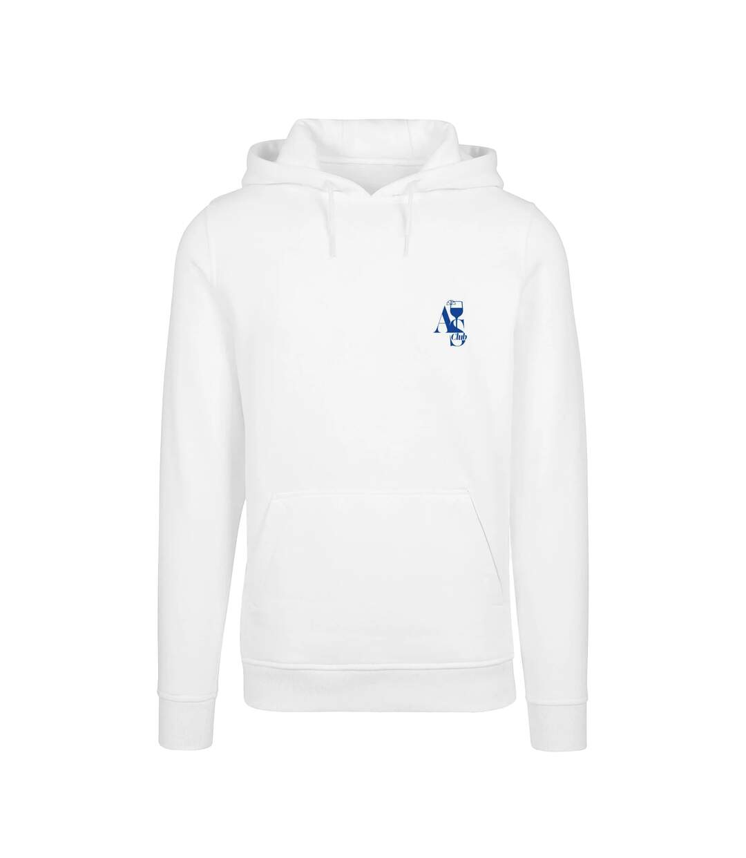 Sweat À Capuche A S Club Homme Blanc Mister Tee-2