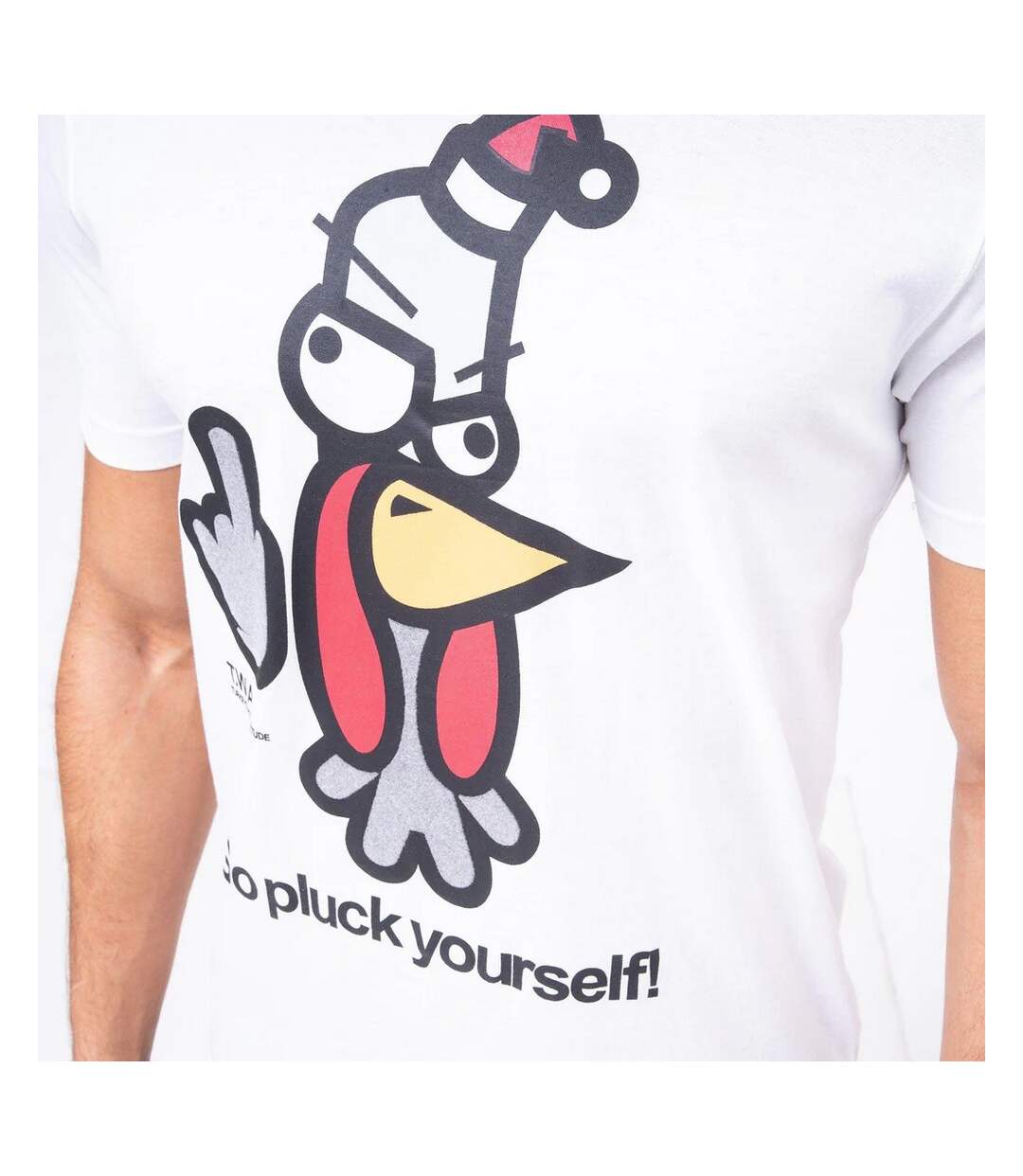 T-shirt Bad Turkey Homme Blanc Xplicit-3
