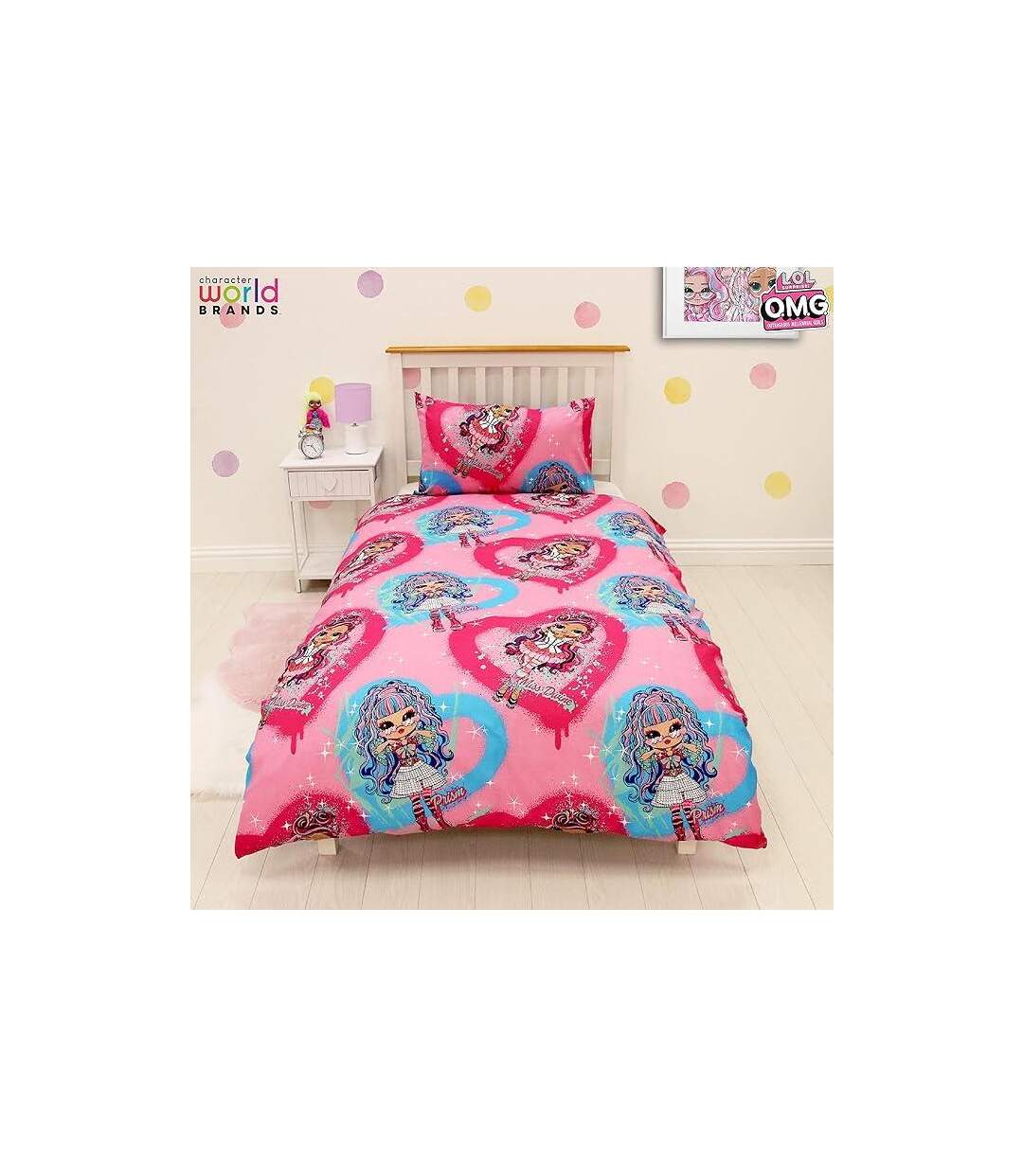 Queens Doll Reversible Duvet Set Multicoloured LOL Surprise-4