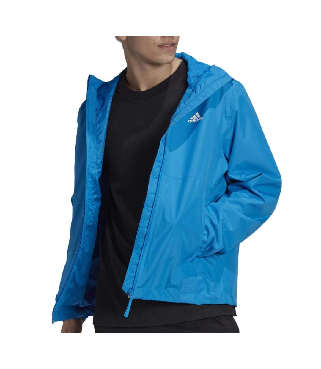 Veste Coupe Vent Bleu Homme Adidas HF9647 - L-1