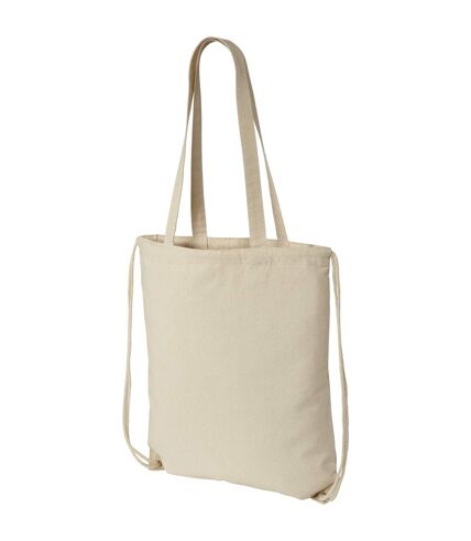 Bullet Eliza Cotton Drawstring Bag (Natural) (15 x 16.5 inches)