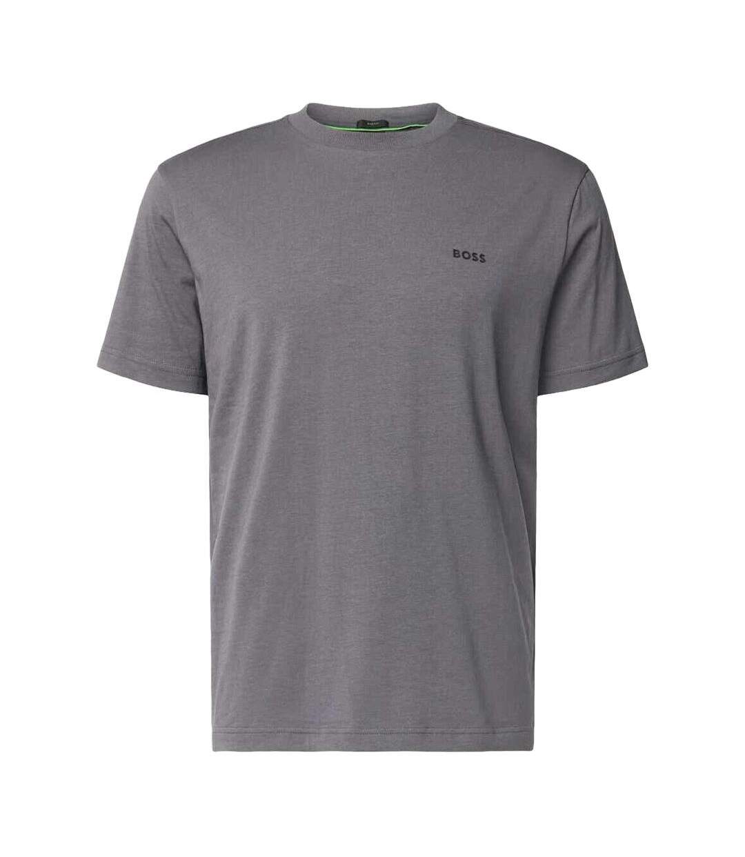 T-Shirt gris homme hugo boss thompson-1