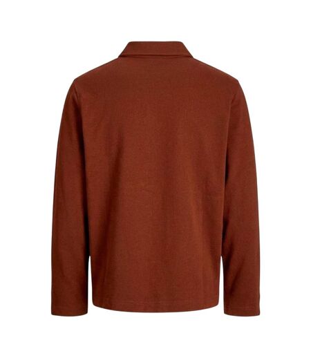 Mens Split Neck Relaxed Fit Sweatshirt Brandy Jack And Jones