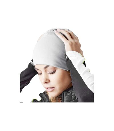 Bonnet Hemsedale Mixte Blanc Noir Beechfield