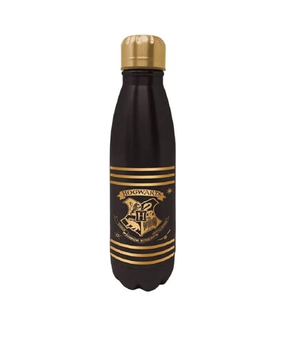 Harry Potter Water Bottle (Black/Gold) (One Size) - UTPM3454