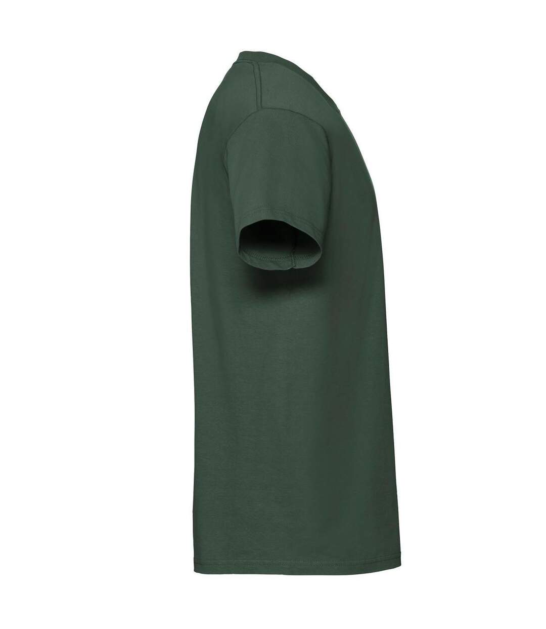 T-shirt Iconic Premium Homme Vert Bouteille Fruit Of The Loom-3