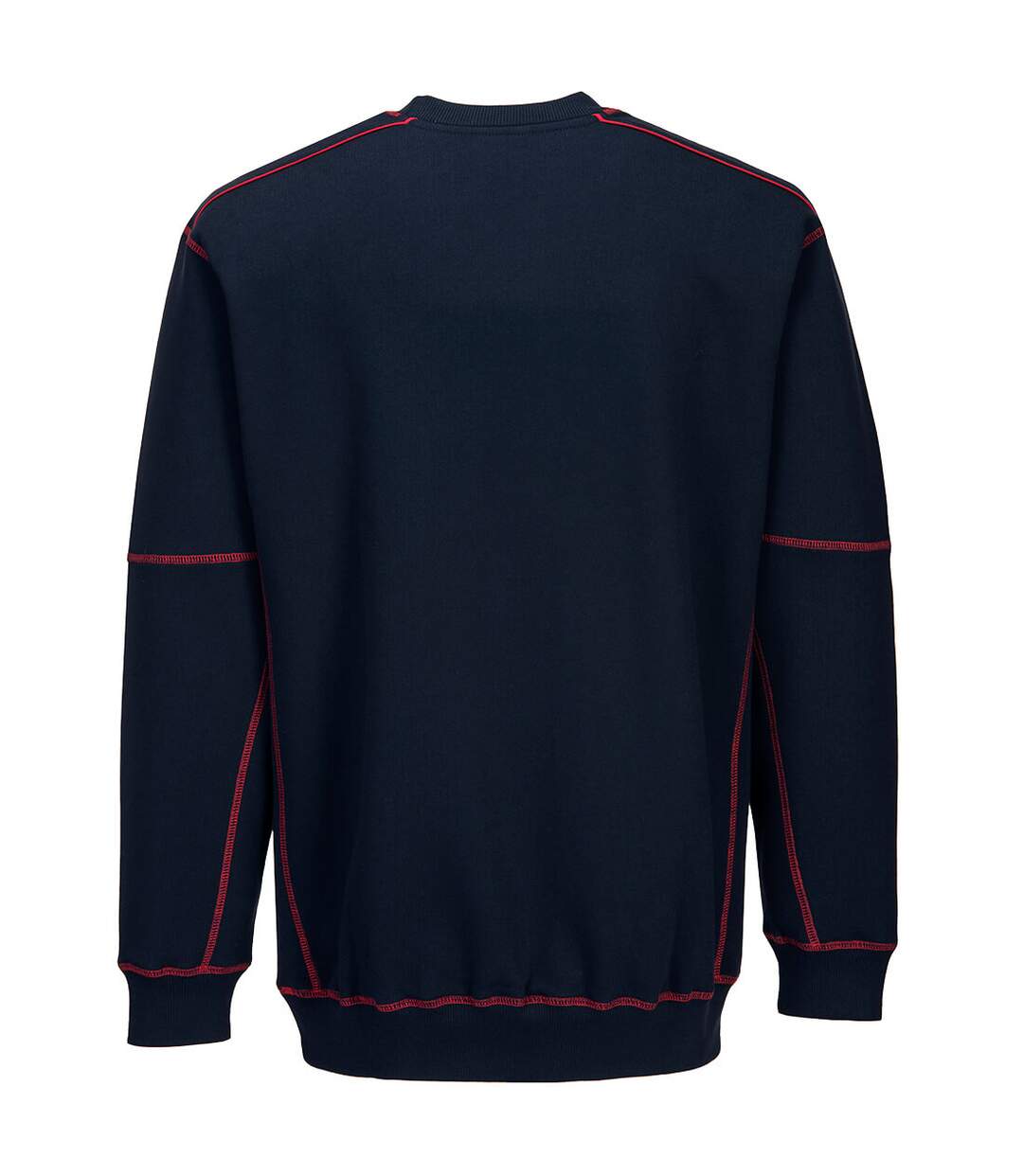 Sweat essential homme bleu marine / rouge Portwest-2