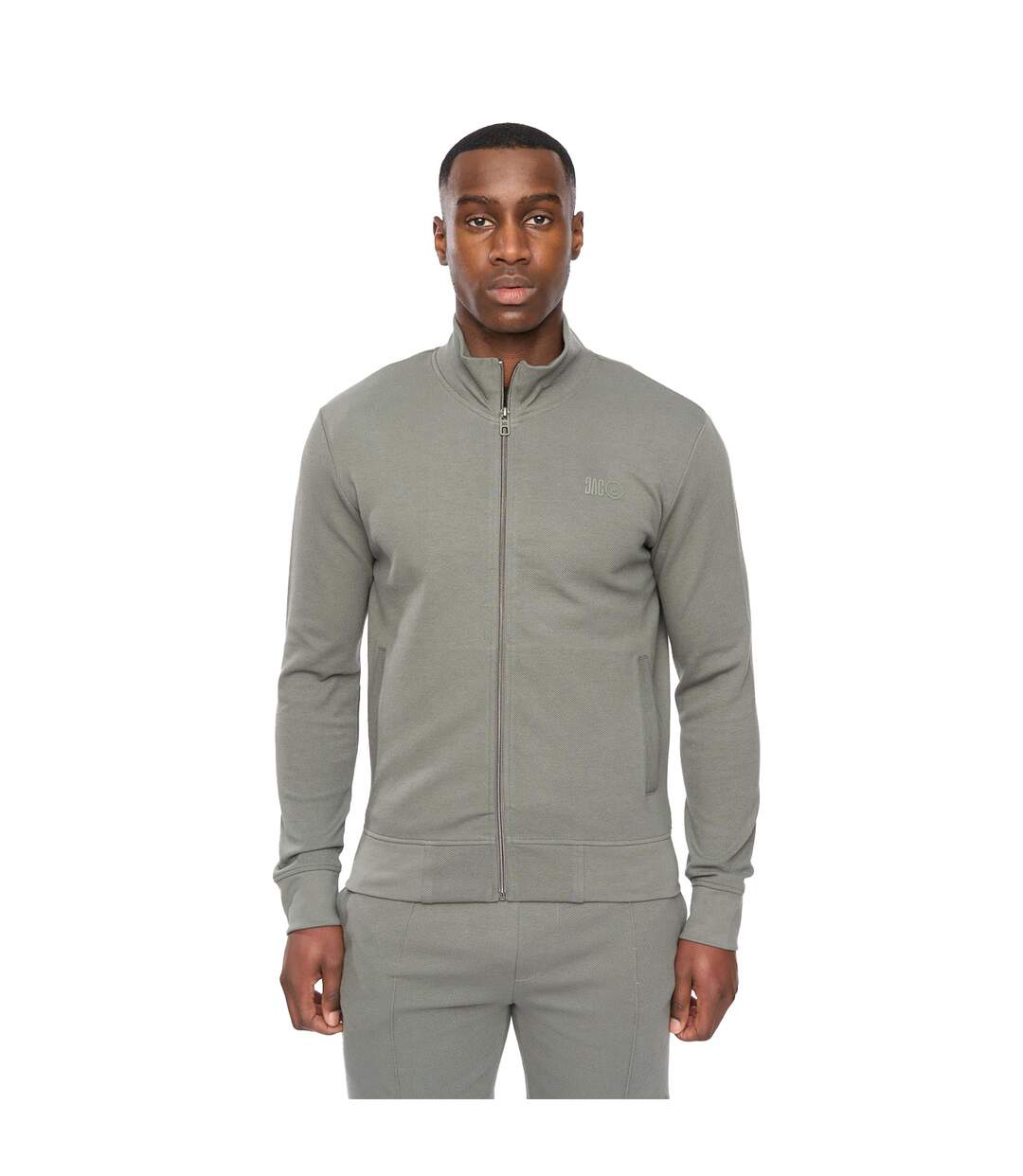 Mens hannings full zip top olive Duck and Cover-1