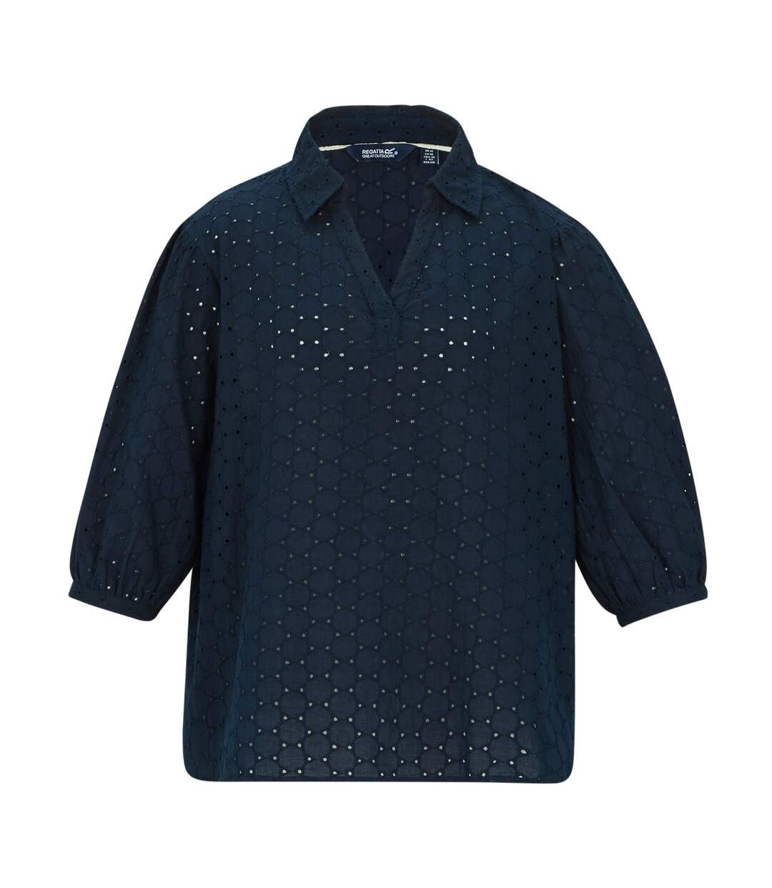 Chemisier Motif/style À Rayures Nofino Femme Blanc Ciel Regatta-2