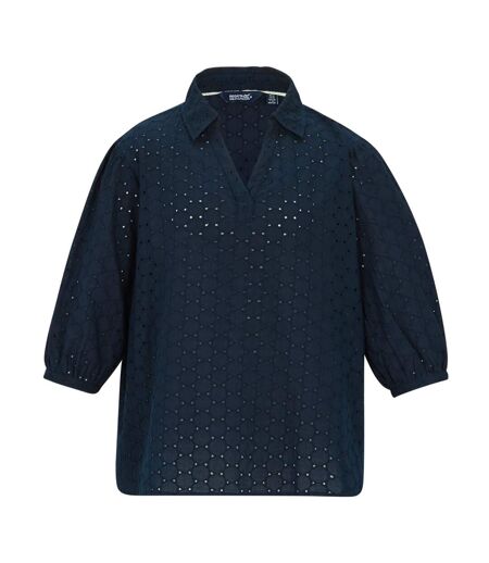 Chemisier Motif/style À Rayures Nofino Femme Blanc Ciel Regatta