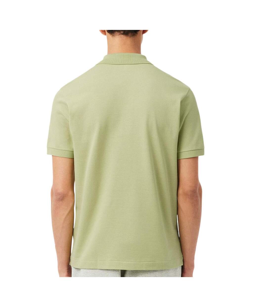Polo vert homme lacoste  slim fit-2
