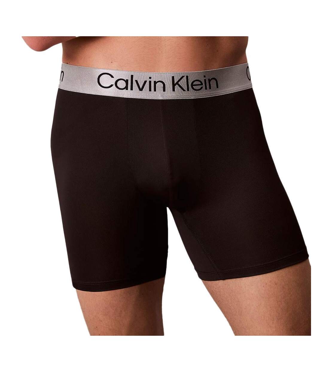 X3 boxers noir/rouge homme calvin klein jeans boxer brief-2