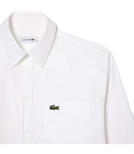 Womens/ladies pocket oversized shirt white Lacoste