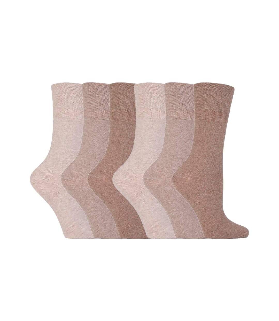 6 Pr Femme Chaussettes Diabétiques sans Élastique-1