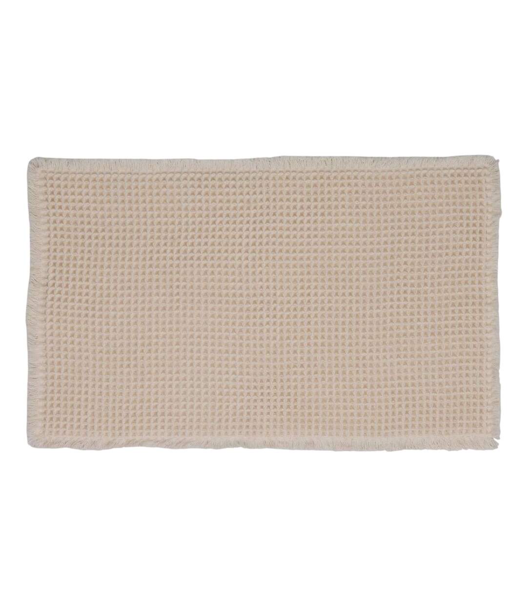 Tapis de Bain Waffle 50x80cm Beige-1