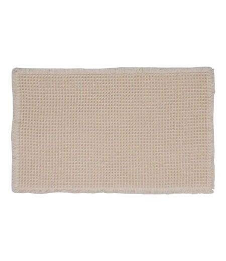Tapis de Bain Waffle 50x80cm Beige
