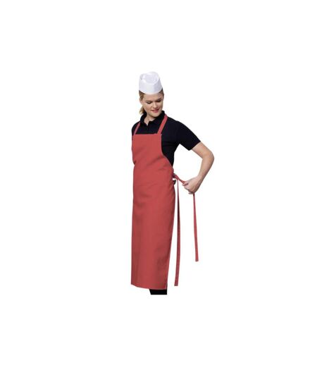 Tablier long de bistro taille unique rouge Jassz