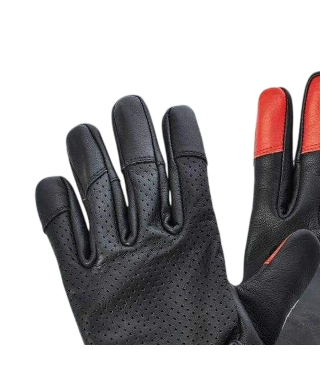 Red Devil Leather Slide Gloves Red Tempish-3