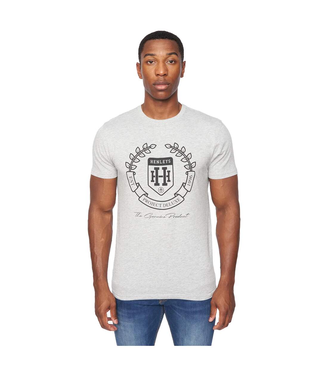 Pack of 3  Mens upton t-shirt  multicoloured Henleys-4
