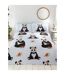 Panda duvet cover set black/white Rapport-2