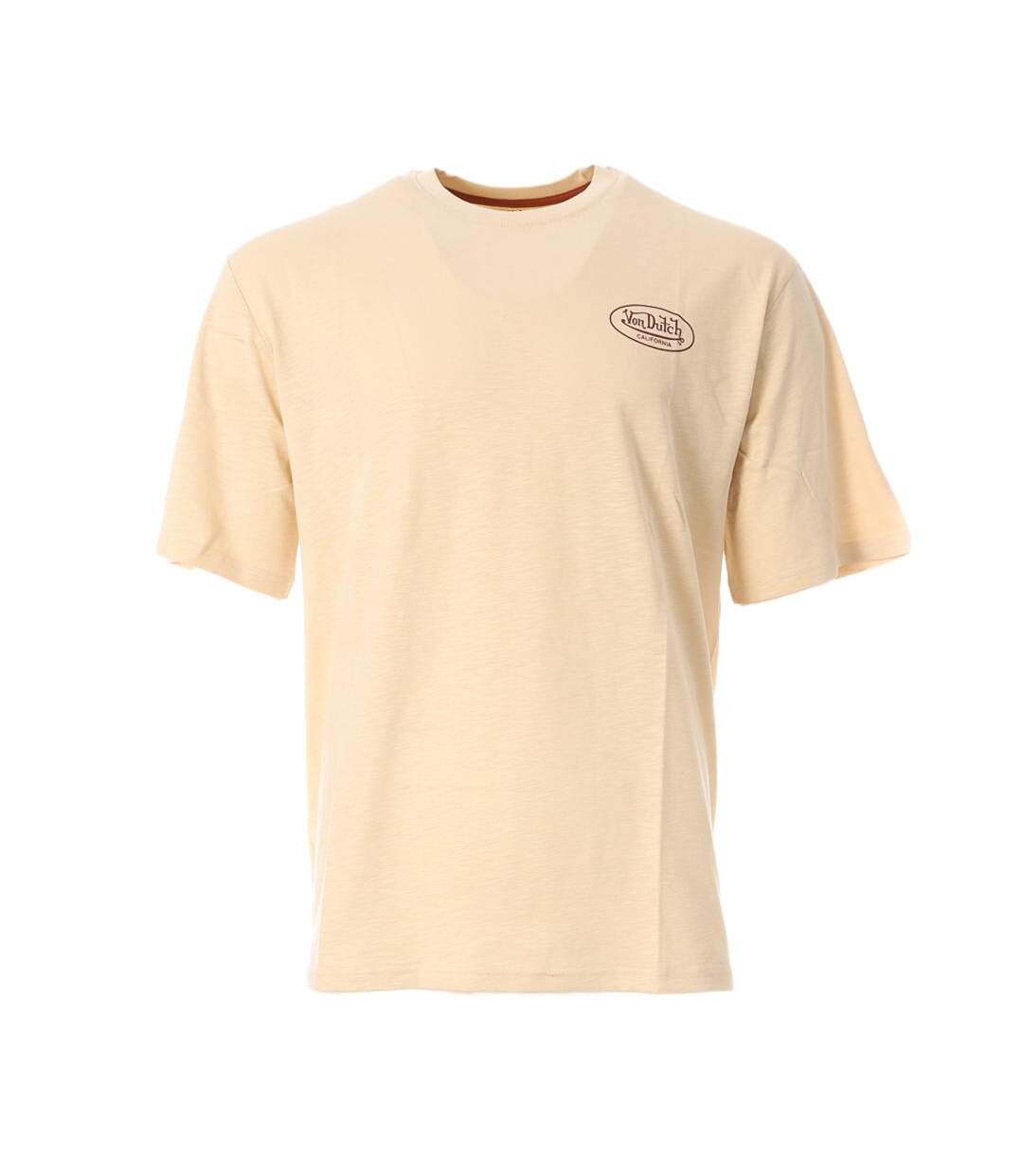 T-shirt beige homme von dutch tee slub vd relax - l-1
