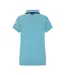 Womens/ladies Contrast Detail Polo Shirt Spearmint Lazy Jacks-2