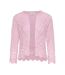 Cardigan rose femme jdy sun 3/4 cropped-1