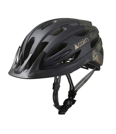 Casque de vélo noir/kaki femme cairn fusion - l