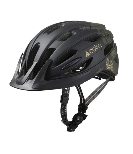 Casque de vélo noir/kaki femme cairn fusion - l