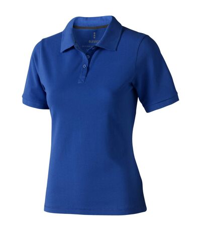 Calgary short sleeve ladies polo blue Elevate