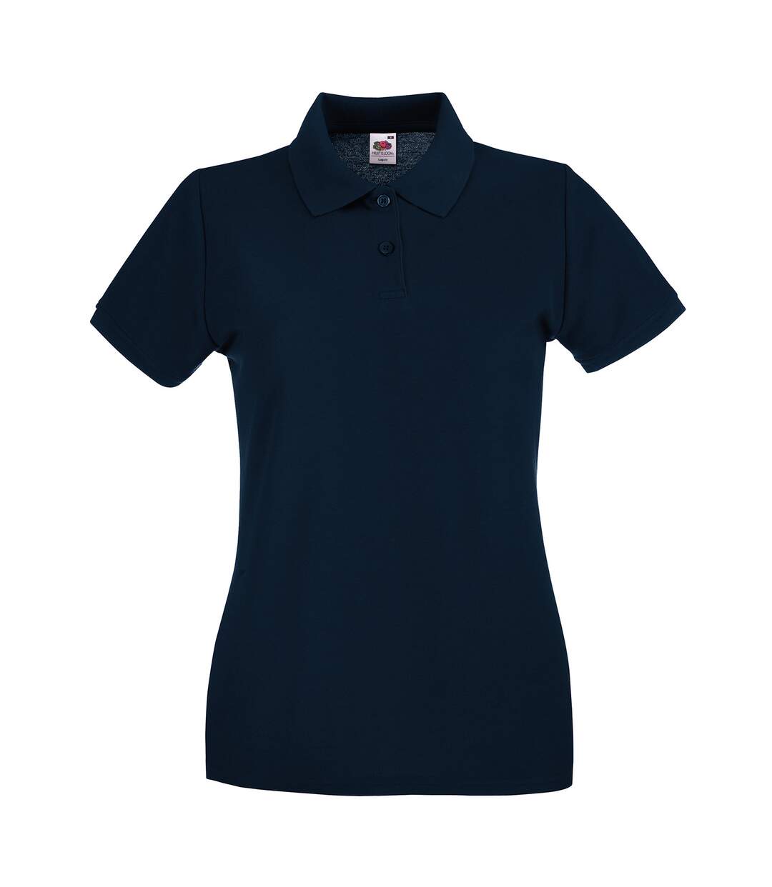 Polo premium femme bleu marine foncé Fruit of the Loom