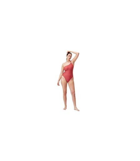 Womens/ladies Asymmetric One Piece Swimsuit Brown Speedo