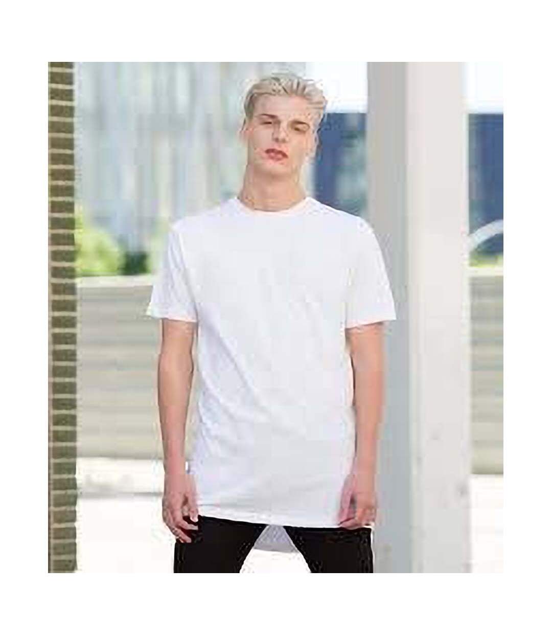 T-shirt à manches courtes homme blanc Skinnifit-2