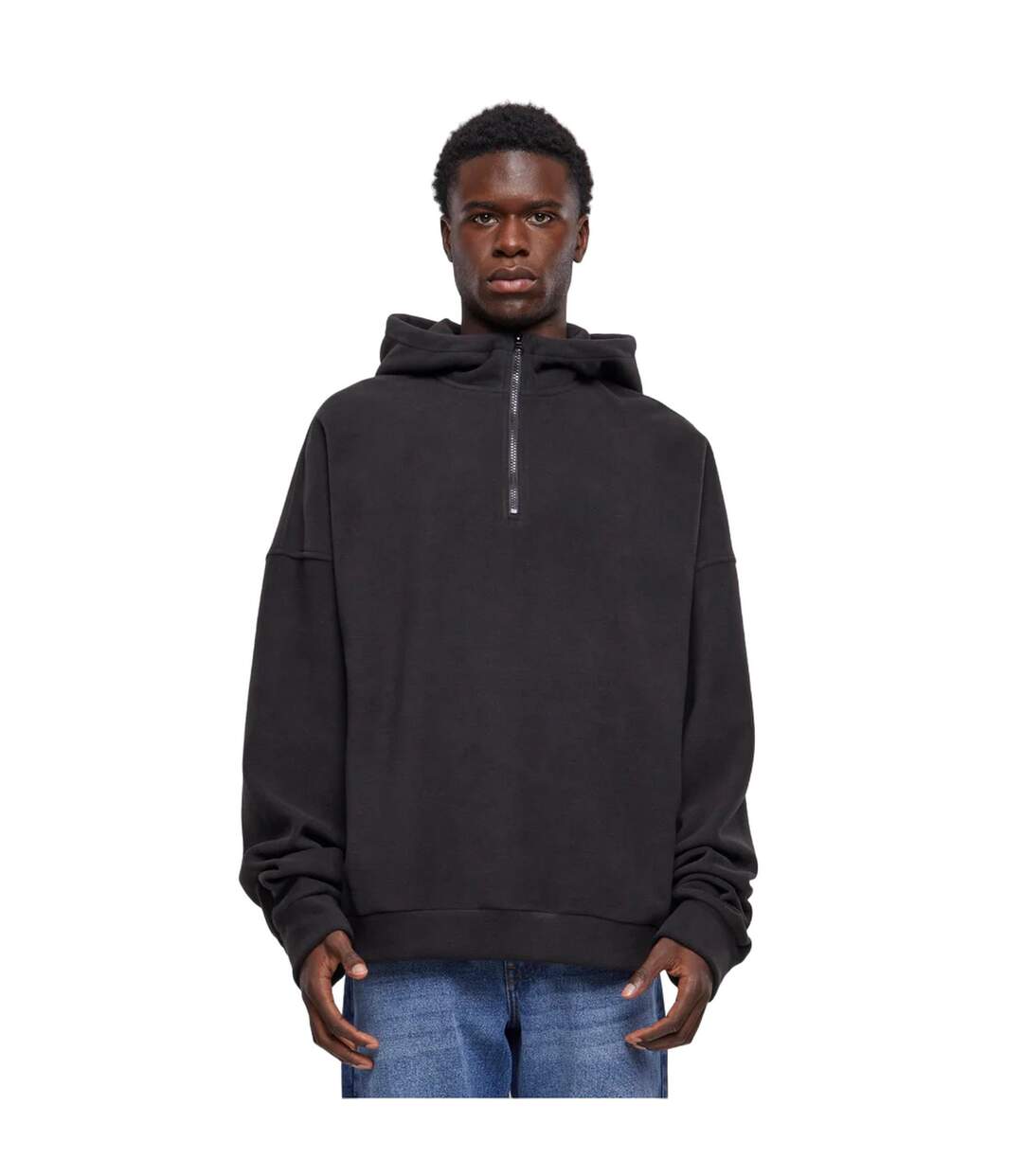 Sweat À Capuche Homme Noir Urban Classics-3