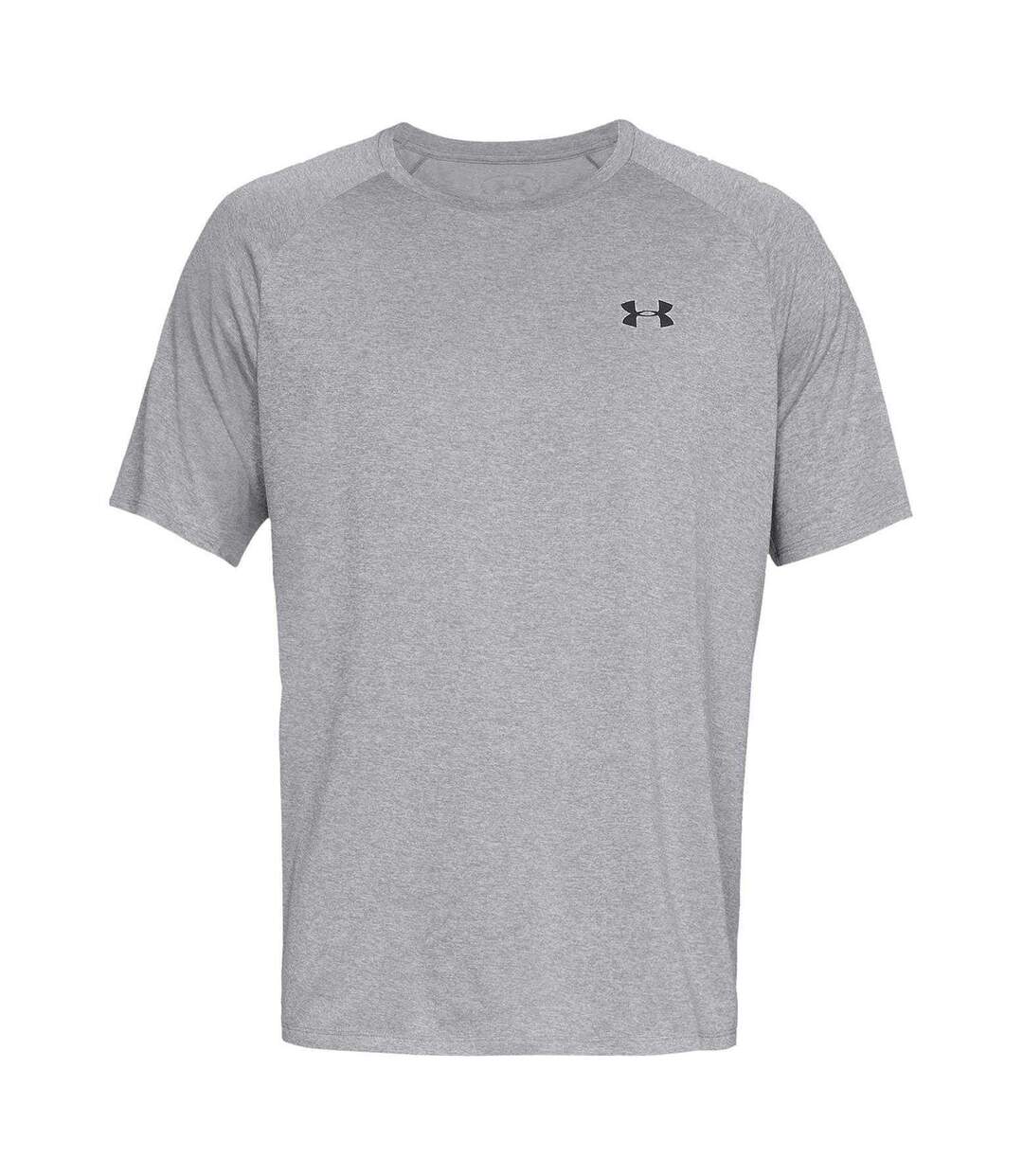 T-shirt Tech 2.0 Homme Gris Clair Chiné Under Armour-2