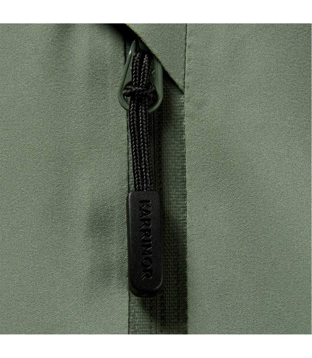 Mens Colour Block Hooded Jacket Green Karrimor-4