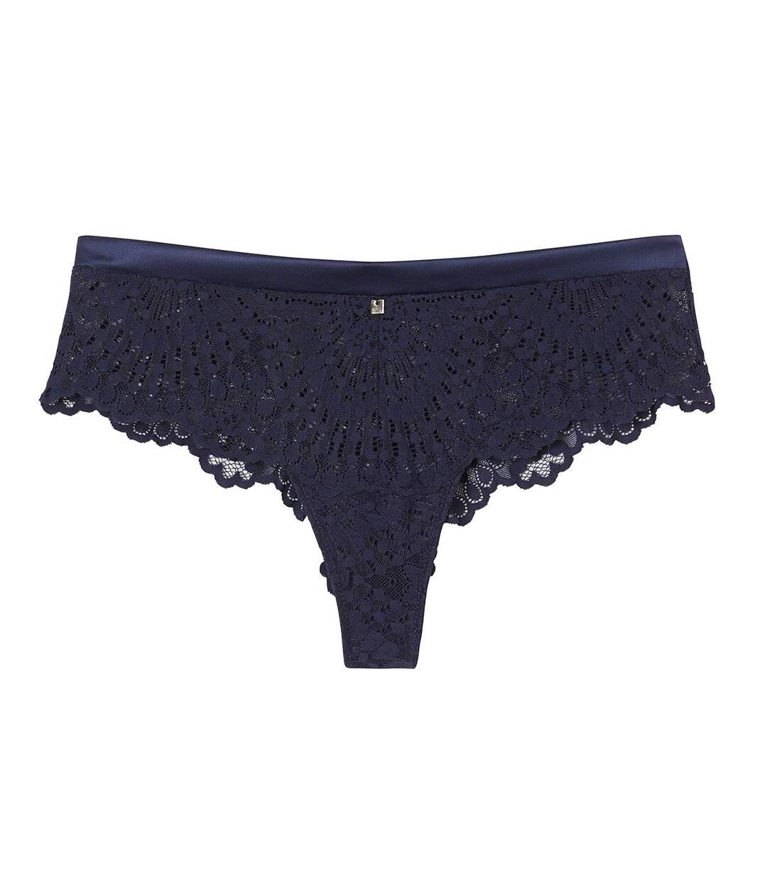 Shorty tanga bleu marine Ipomée-1