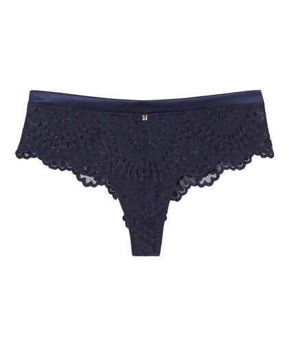 Shorty tanga bleu marine Ipomée