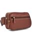 Katana - Sac ceinture en cuir - marron - 6355-1