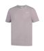 Mens Cotton T-shirt Lilac Slazenger-3