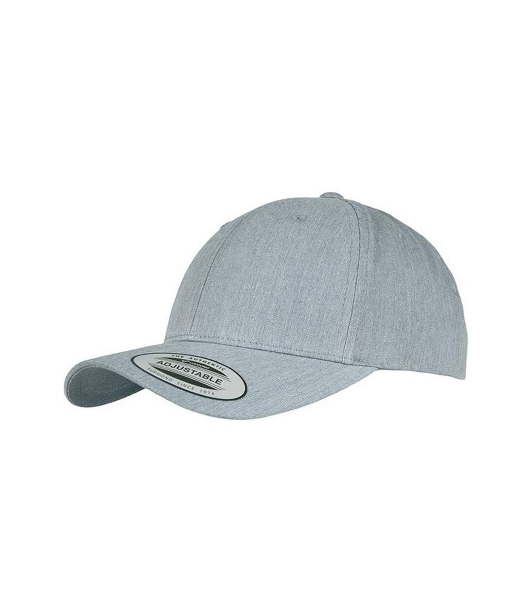 Casquette ajustable flexfit classic adulte gris chiné Yupoong-1