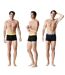 Lot de 4 boxers homme en coton Basic Pierrecardin