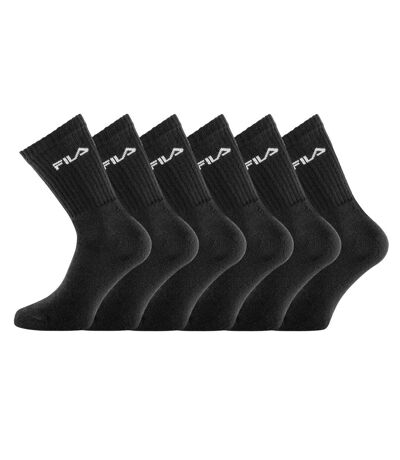 Lot de 6 paires de tennis homme F9581 Noir Fila