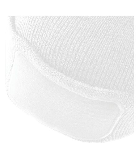 Bonnet tricoté homme blanc Beechfield