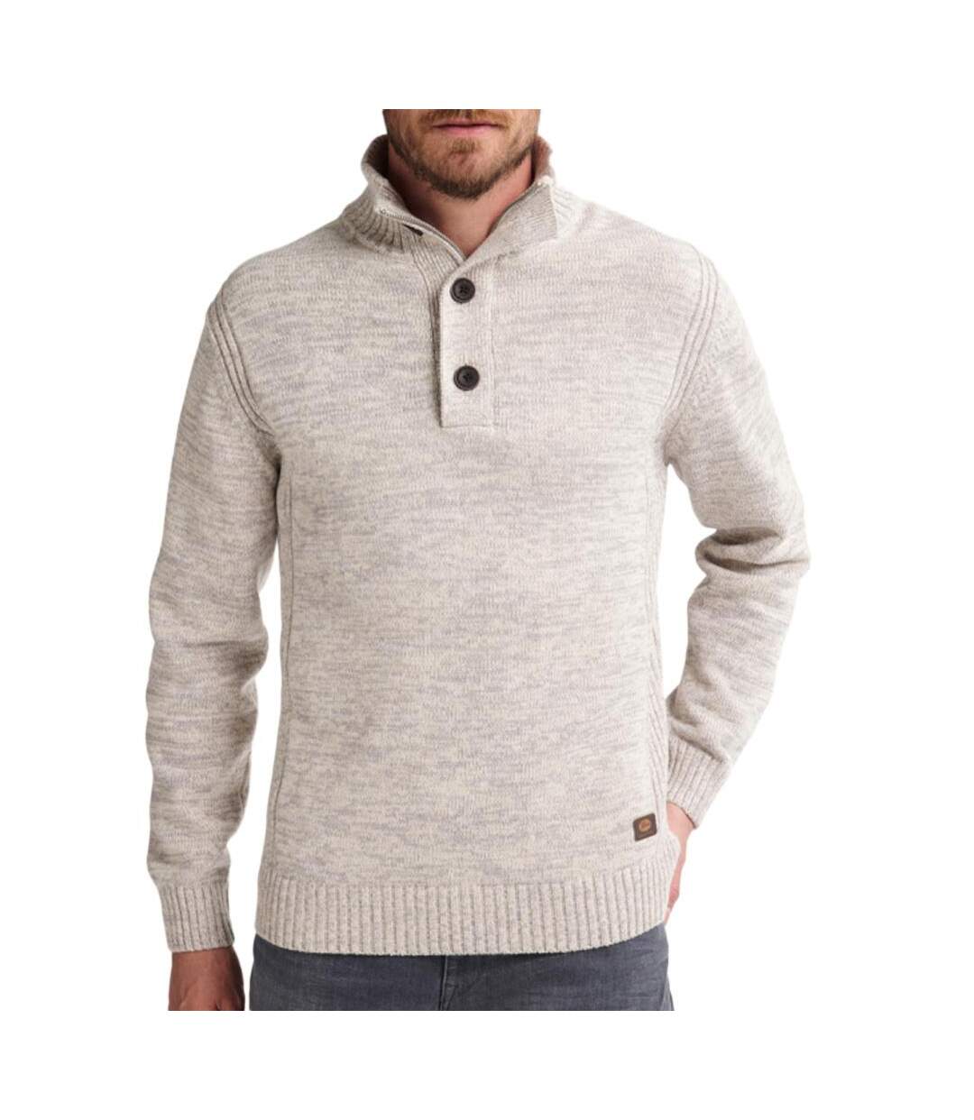 Pull beige homme petrol industries knitwear-1