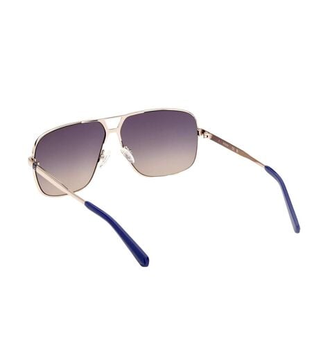 Lunettes De Soleil Motif/style Dégradé Homme Taille Unique Bleu Jaune Or Guess