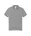 Mens My Polo Shirt Sports Grey B&C-1