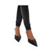 Womens/ladies Tight Leggings Black Vero Moda-4